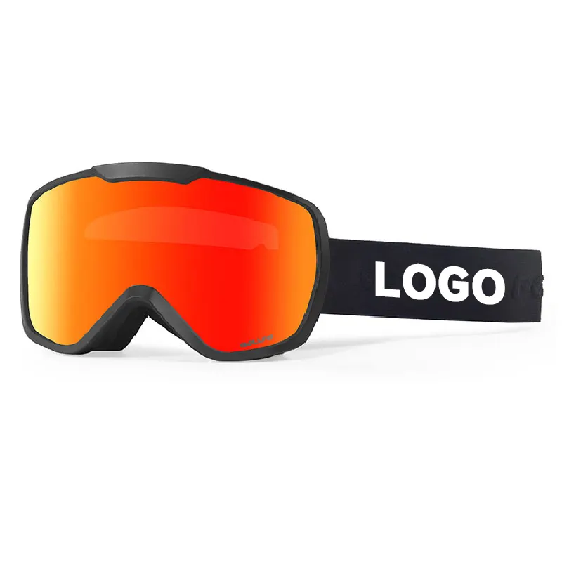 Esportes de inverno Snow Boarding Goggles Anti Fog Uv400 Otg Óculos de esqui Snowboard Óculos Custom Logo Ski óculos para adultos