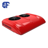 Climatiseur de toit tout-en-un à double ventilateur et compresseur 2400W 12V 24V pour camion, camping-car, caravane, motorhome, fourgonnette