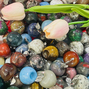 HZ คริสตัลแกะสลักธรรมชาติสำหรับเป็นของขวัญคริสต์มาสอีฟคริสตัลแกะสลักแอปเปิ้ล - Product Image 3