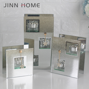 <span class=keywords><strong>Sweet</strong></span> Home Élégant Verre Cristaux Oblongue Votive Bougeoir Ensemble de 3 pcs - Product Image 6