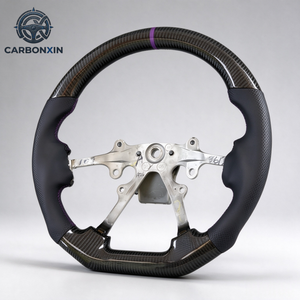 Volant de voiture en fibre de carbone forgée pour Nissan Patrol Y61, pièces intérieures 2000 2001 2002 2003 2004 2005 2006 2007 2008 2009 - Product Image 1