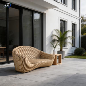 Sillón de Madera Cuadrado Moderno con Diseño Ecológico para Uso en Villas, Casas de Lujo y Escuelas - Product Image 5