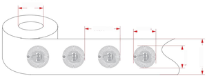 สติกเกอร์แท็ก RFID NFC ความถี่ 13.56MHz สำหรับชิป 216 ความจุ 888 ไบต์ สำหรับใช้งาน/เว็บไซต์/คิวอาร์โค้ด ฯลฯ การเข้ารหัส - Product Image 4