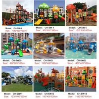 Jeu de toboggan en plastique Offre Spéciale pour maternelle Équipement de terrain de jeu extérieur commercial pour enfants