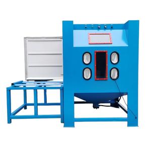 Industrial Dry <b>Sandblasting</b> Machine Heavy Duty Blasting Equipment Metal Surface Rust Removal Manual Operation Motor Low - Product Image 1