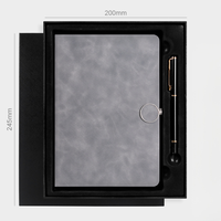 Carnet à anneaux A5 personnalisé style minimaliste Ins, coffret cadeau pour affaires, bureau, réunions, journal étudiant, quotidien, Nouvel An