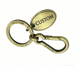 Vente flash - Porte-clés en métal personnalisables, porte-clés en alliage de <span class=keywords><strong>zinc</strong></span> pour cadeaux promotionnels, cadeaux d'entreprise, souvenirs, accessoires de sac - Product Image 1