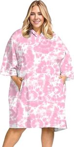 Serviette de plage à capuche multi-usage pour adulte, 100% coton, personnalisée, poncho de surf - Product Image 4