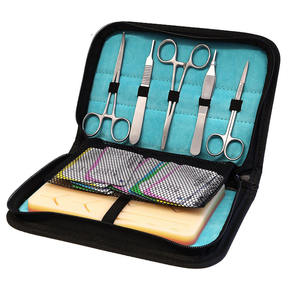 Kit de práctica de sutura para entrenamiento completo de nudos Surg, kit quirúrgico universal táctico vudú para estudiantes médicos veterinarios - Product Image 1