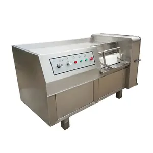 Restaurant Used Frozen Meat Cube Dicing Cutting Machine / Meat Cube Dicer Machine
