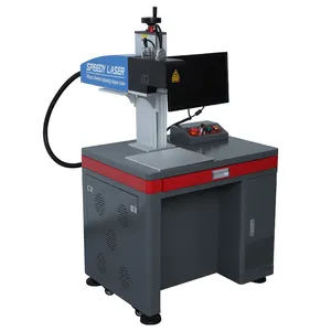 Schneller Laser 50W 100W 3D JPT Automatisch fokussierte Laser markierung maschine mit gebogener Lichtbogen oberfläche 3D-Präge-Lasergravurmaschine zum Verkauf