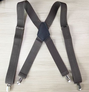 Heavy Duty Strong Clip Ajustable Elástico Ancho X-Back Suspender para hombres Pantalones - Product Image 2