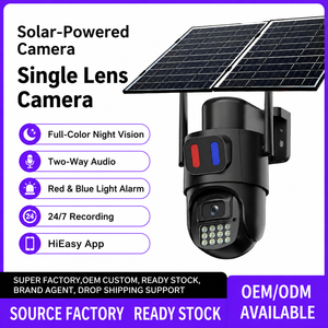 <span class=keywords><strong>Telecamera</strong></span> PTZ Solare 4G per Esterni, <span class=keywords><strong>Wireless</strong></span> WiFi, CMOS, Visione Notturna a Colori, HD, Visualizzazione Remota, Controllo tramite App Mobile - Product Image 1