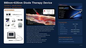 Equipo de Terapia Física de Diodo de 980nm para Tratamiento de Arañas Vasculares y Eliminación de Venas, Láser de 980nm para Arañas Vasculares de Escritorio - Product Image 3