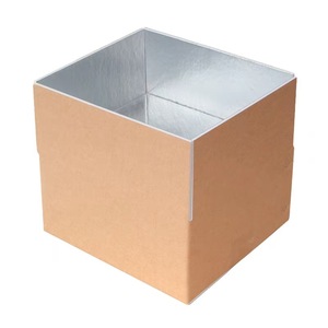 Caja de Cartón Aislante de Aluminio para Cadena de Frío, Caja Plegable de Espuma Aislante para Mariscos, Frutas Frescas, <span class=keywords><strong>Sushi</strong></span>, Gelatina y Alimentos - Product Image 1