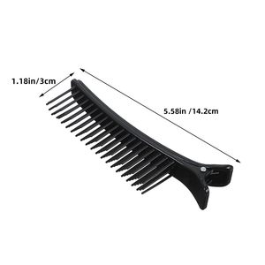 <span class=keywords><strong>Pince</strong></span> à <span class=keywords><strong>cheveux</strong></span> personnalisée avec logo, peigne de sectionnement, pinces de coiffure, outils de pose d'extensions capillaires de haute qualité, pinces de coiffure pour salon et barbier - Product Image 4