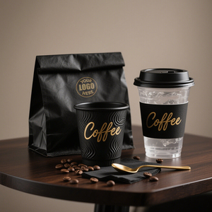 8 oz 12 oz 16oz personalizado doble pared aislado desechables fabricantes de <span class=keywords><strong>tazas</strong></span> de café de papel negro para ir <span class=keywords><strong>tazas</strong></span> de café de papel <span class=keywords><strong>con</strong></span> <span class=keywords><strong>tapa</strong></span> - Product Image 2