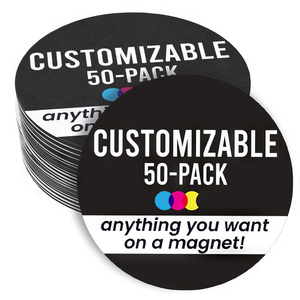 Custom Full Color Company Shape Logo <strong>Car</strong> Magnets <strong>Decals</strong> for Effective Promotion - Product Image 1