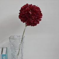Flores de Hortensia Artificiales de Seda Blanca y Azul Pupupig, Tamaño Grande, Hechas a Mano, Realistas, Decoración para Bodas y Navidad