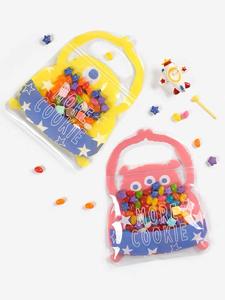 Emballage de bonbons en chanvre à fermeture éclair pour enfants, sac debout en mylar à imprimé personnalisé en plastique gommé ours - Product Image 2