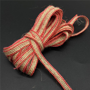 Ficelle <span class=keywords><strong>de</strong></span> jute rustique tressée haute résistance 6 mm, 5 m, durable, biodégradable, en toile <span class=keywords><strong>de</strong></span> jute pour artisanat, décorations, emballages - Product Image 5