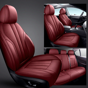 Coprisedili Auto Completi Personalizzati 2025 in Pelle PVC di Lusso, Universali 360 Gradi per Tutte le Stagioni, Neri, Coprisedili in Pelle di Lusso Tutto Incluso - Product Image 5