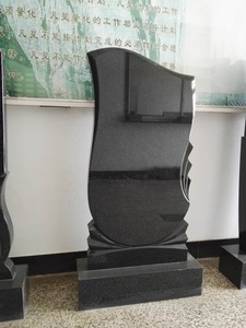 Các nhà sản xuất cung cấp Sơn Tây Đen Đá Trung Quốc Đen bia mộ nông thôn chôn cất khắc đá Tablet Đen Granite - Product Image 3