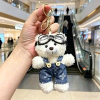 Pendentifs Ours, Breloques de Sac, Ornements, Porte-clés Ours en Peluche, Mini Poupée Mignonne, Accessoire pour Sacs à Dos, Sacs à Main et Clés