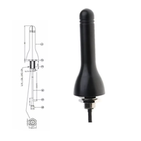 Antenne champignon Wavelink extérieure 80 mm 2,4 GHz 5G pour routeur IoT, antenne WiFi longue portée étanche avec câble SMA 3 m