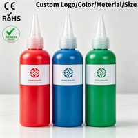 Bouteilles vides personnalisées avec logo de marque, 1oz, 2oz, 50ml, 60ml, 100ml, avec bouchon applicateur en plastique, pour huile capillaire, teinture, sauce, jus