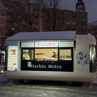 Camion de restauration sur le thème de Hello Kitty rose et adorable - Kiosque mobile personnalisable pour glaces et desserts, idéal pour parcs d'attractions et zones d'accueil