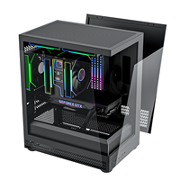 Caja de Ordenador AntarcChill con Diseño de Malla, Efecto ARGB, MATX, Filtro Magnético de Polvo, Caja de PC para Juegos MATX