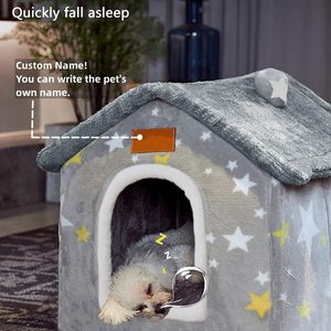 Casa <span class=keywords><strong>para</strong></span> <span class=keywords><strong>gatos</strong></span> de tipo personalizado, casa <span class=keywords><strong>para</strong></span> mascotas, Katzenhaus, Cama De Casa De Gato, casa <span class=keywords><strong>para</strong></span> dormir <span class=keywords><strong>para</strong></span> mascotas, casa relajante <span class=keywords><strong>para</strong></span> perros pequeños y <span class=keywords><strong>gatos</strong></span> - Product Image 4