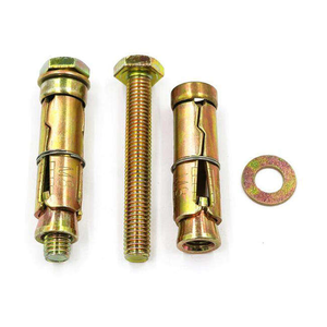 Ventas al por mayor 3PCs 4PCs Fix Sleeve <span class=keywords><strong>Anchor</strong></span> <span class=keywords><strong>Bolt</strong></span> Galvanizado Steel Expansion Yellow <span class=keywords><strong>Anchor</strong></span> <span class=keywords><strong>Bolt</strong></span> - Product Image 4