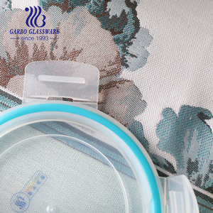 Verschillende Vorm Lunchbox Hoge Borosilicaatglas Voedsel Containers Ronde Stapelbaar Keuken Glas Voedsel Container Met Vergrendeling Deksel - Product Image 6