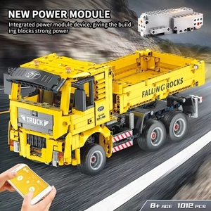 Mould <span class=keywords><strong>King</strong></span> 15025 Puzzle App RC Car Toys MOC-39048 Motorized TGX Dump Truck Set Building Blocks MOC Diy Toys - Product Image 4