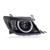 Kit de mise à niveau des phares pour Toyota Hilux 2008-2011, avec lentille à double faisceau, DRL LED et clignotants, pour une visibilité nocturne améliorée