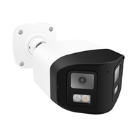 HIK Plug Play Métal Bullet Caméra Réseau 8MP 4K 180 Degrés Double Objectif F1.6 2.8mm * 2 Smart Coloré Nuit 2 Voies Audio POE ONVF
