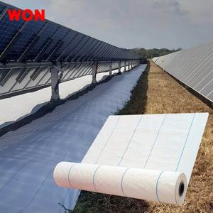 WON Membrane réfléchissante à usage intensif <span class=keywords><strong>pour</strong></span> tapis de mauvaises herbes Pv Feuille réfléchissante blanche <span class=keywords><strong>pour</strong></span> panneau solaire photovoltaïque - Product Image 1
