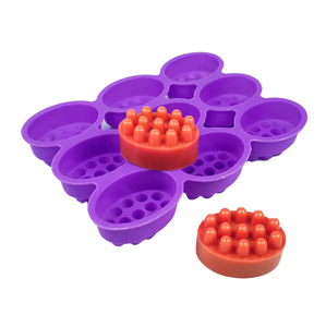 LifeTop Ice Tray Moules de massage du cuir chevelu, 4.5oz Unique Hair Brush Soap Bar Moules en silicone <span class=keywords><strong>à</strong></span> la maison - Product Image 1