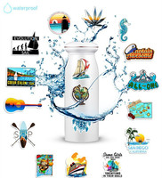 50 autocollants en vinyle imperméables, autocollants de dessin animé pour vélo, bouteilles d'eau, ordinateur portable, tasse de vélo, pack de 50 pour la navigation en mer