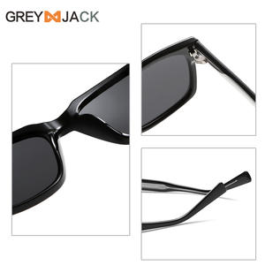 Lunettes de soleil unisexes K025 TR90, verres polarisés TAC UV400, monture grise, pour la conduite, les voyages, le cyclisme et la mode. - Product Image 2