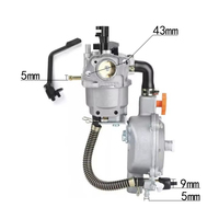 Kits de Conversión a Gas para Carburador LPG 168F 2KW 3KW 170F Repuestos para Motor de Gasolina Carburador de Combustible Dual para Generador