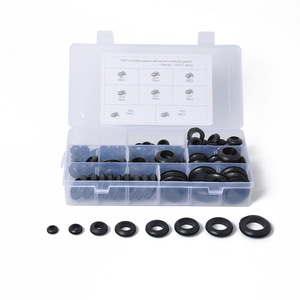 Passe-câbles en caoutchouc EPDM noir pour la protection des fils, ensemble de 130 pièces, joint d'étanchéité étanche - Product Image 4