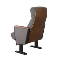 Chaise pliable LEADCDOM L-A02-1 en tissu avec pieds en acier, idéale pour les salles de théâtre, les écoles, les auditoriums et les salles de conférence