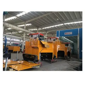 Crawler Flip Mesin Kotoran Self-Propelled Dump Mesin Fermentasi Pupuk Organik Bed Menyerahkan Peralatan Pengolahan