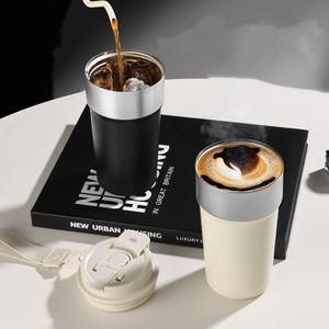 304 <span class=keywords><strong>tazza</strong></span> di <span class=keywords><strong>caffè</strong></span> in acciaio inox <span class=keywords><strong>una</strong></span> <span class=keywords><strong>tazza</strong></span>, tre bevande termos isolamento sottovuoto esterno <span class=keywords><strong>tazza</strong></span> portatile con ciclo di trasporto - Product Image 2