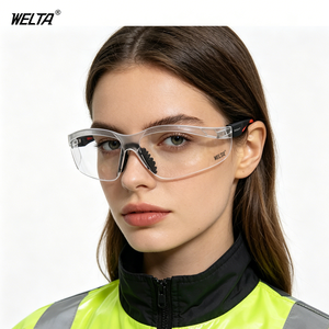 WELTA UV400 Eyewear Work Glasses Anti Fog CE EN16321 Comfortable PC <b>Lens</b> Safety Impact Resistant Construction Safety Glasses - Product Image 3