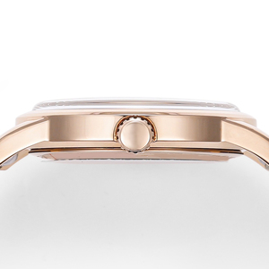 Elegante Reloj de Vestir con Números Romanos Antiguos para Hombre, con Esfera de Agujas, Caja de Acero Inoxidable Negra, Correa de Cuero, Reloj de Cuarzo - Product Image 5