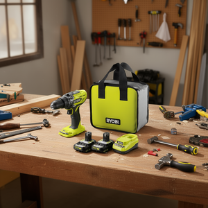 Perceuse-visseuse à percussion Ryobi 18V avec 2 batteries et sac R18PD3-220S - Product Image 3